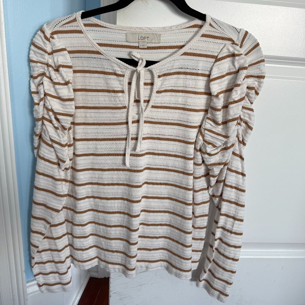 LONG SLEEVE LOFT SHIRT, SIZE SMALL